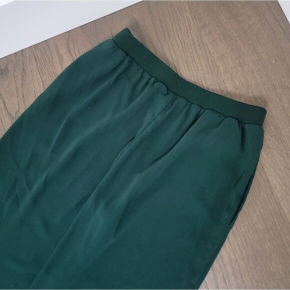 Ted Baker Aliadd Rib Detail Pull On Pant in Dark Green - Picture 9 of 12